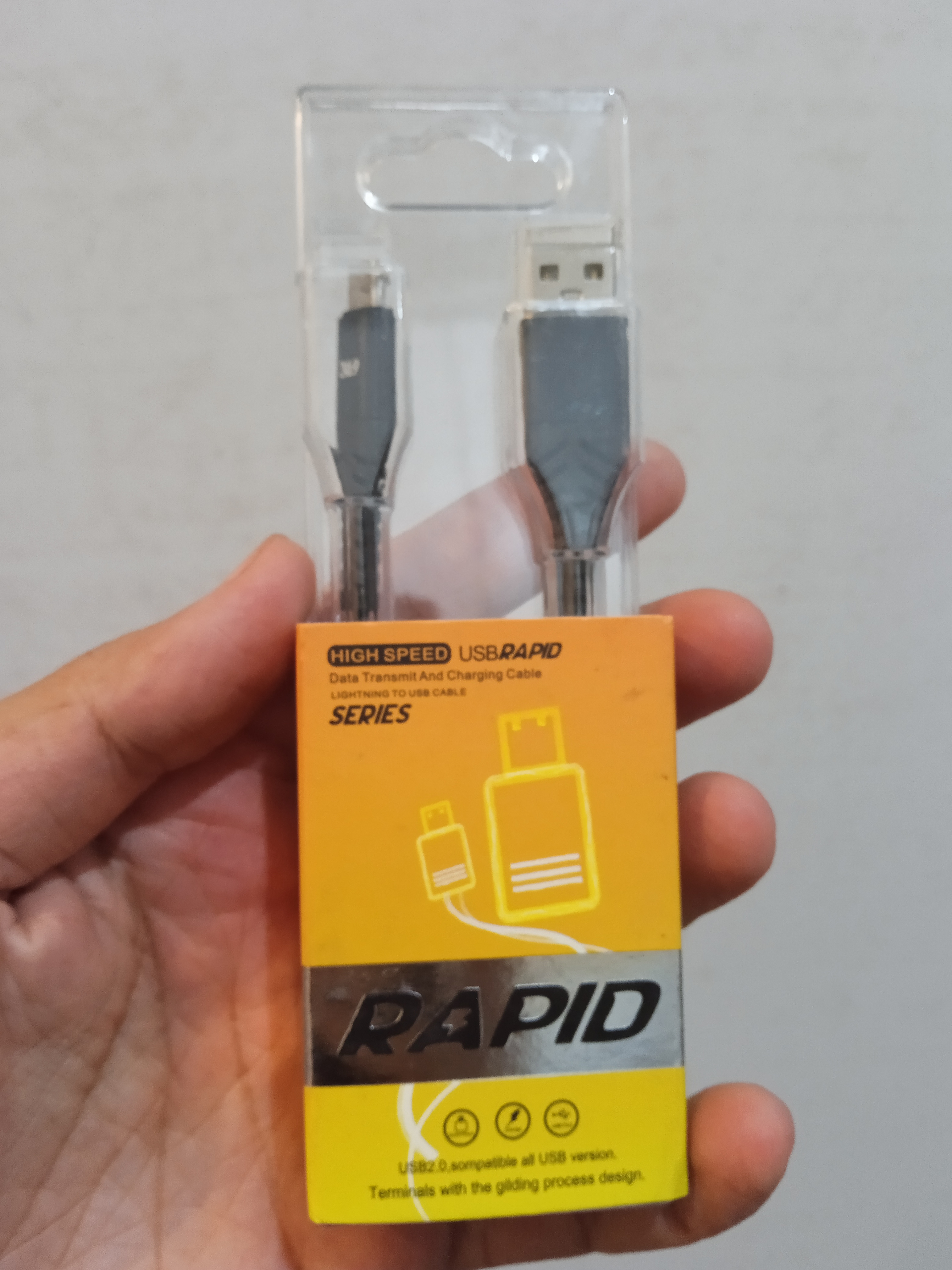 کابل تبدیل USB به microUSB راپید    Rapid طول 1 متر